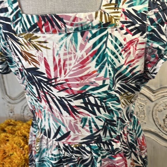 Beachlunchlounge Cotton Linen Blend Tropical Vacation Beach Party Dress Size SP - Picture 7 of 11